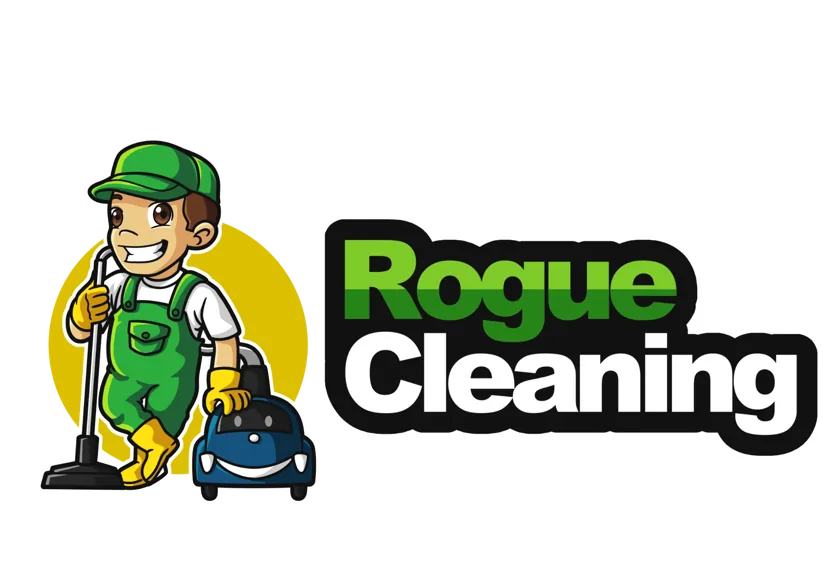 Rogue Cleaning mascot - professional house and office cleaning in Ashland, Oregon